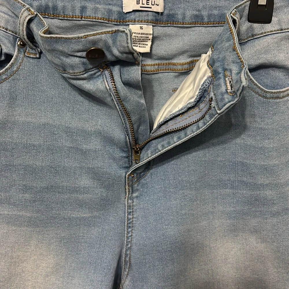 Bleu Plus Denim Shorts
